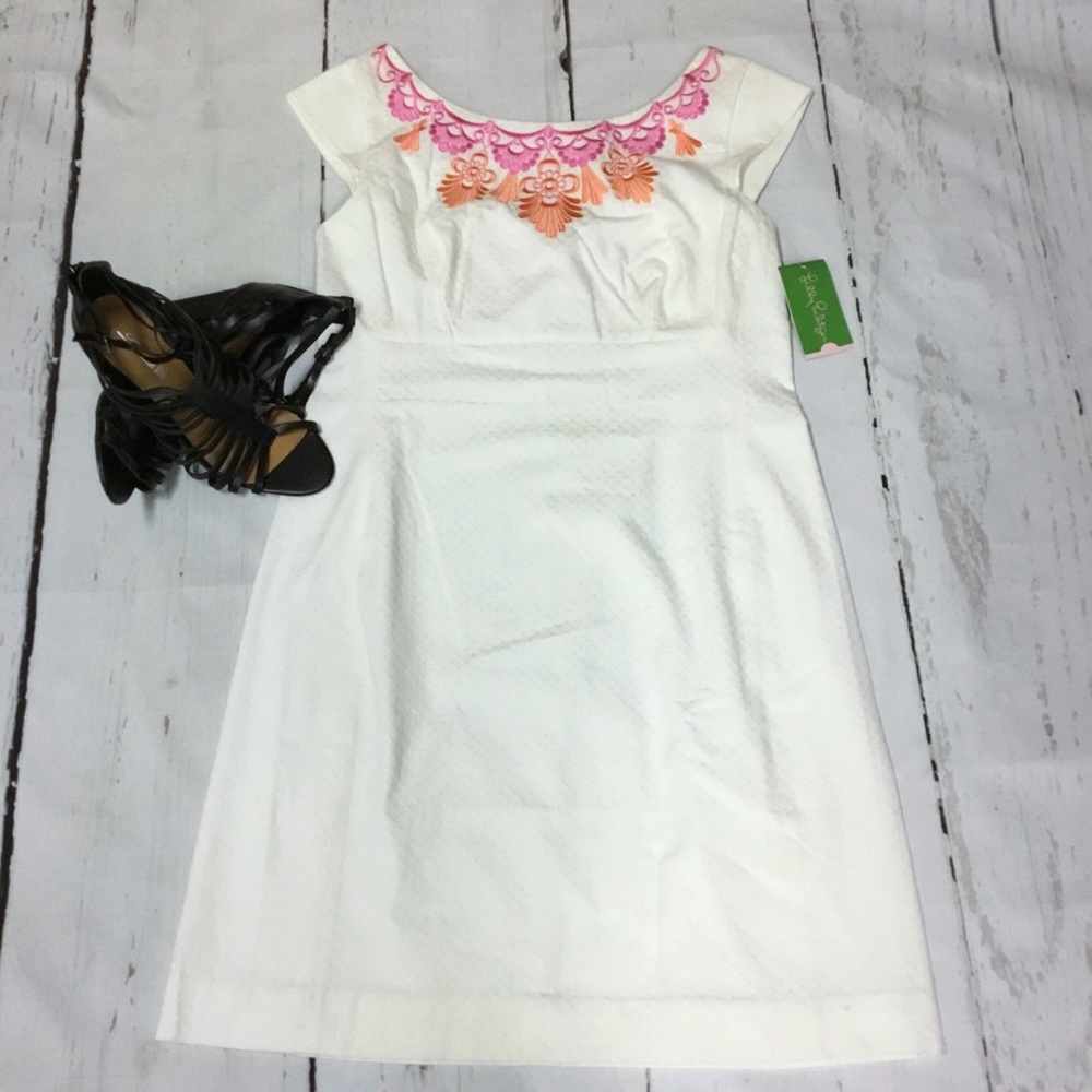 Lilly Pulitzer Allura Floral Embroidered Dress